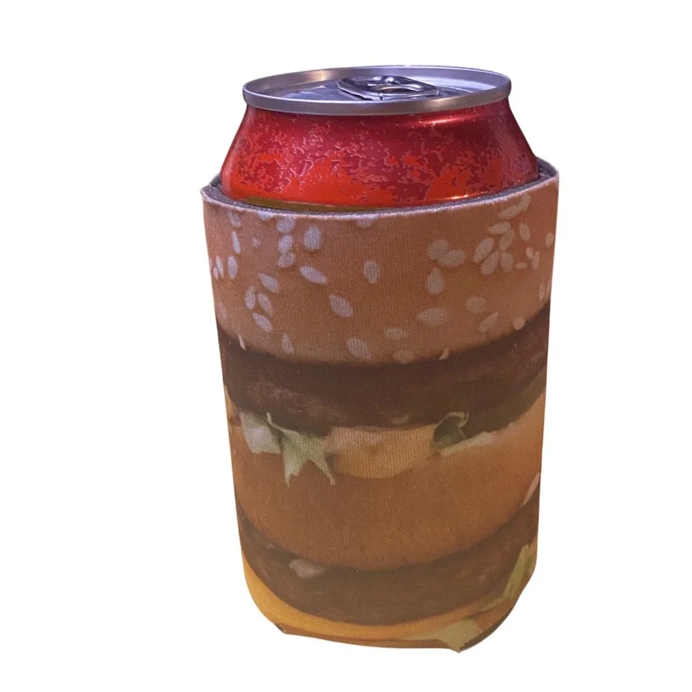Novelty Big Mac‎ Burger Design Drink Can Cooler Sleeve Party Favor Beverage